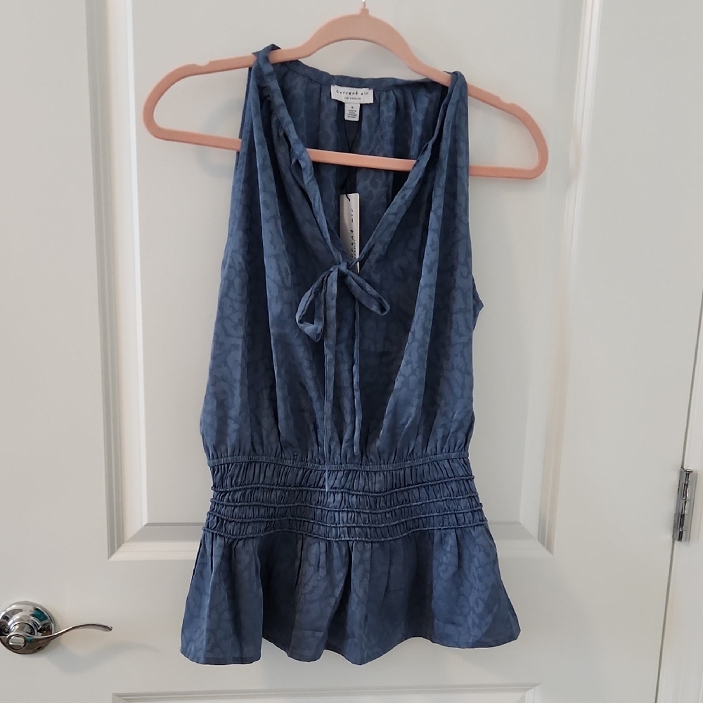 NWT Blue Sleeveless Top